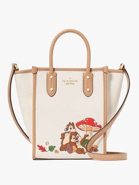 kate spade NWT! Disney X Chip N Dale Mini Ella Tote Convertible Crossbody Bag